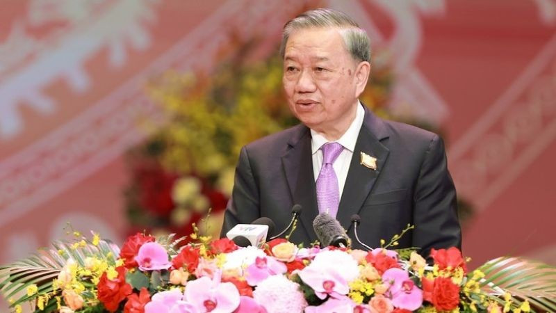 Tổng Bí thư Tô Lâm phát biểu tại hội nghị. (Ảnh: PV)