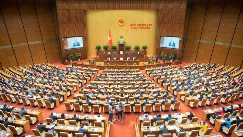 Kỳ họp Quốc hội khoá XV. (Ảnh: PV)