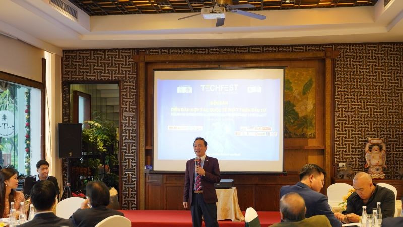 Hội thảo “Kết nối nhà đầu tư trong nước và quốc tế" trong khuôn khổ Techfest 2025.