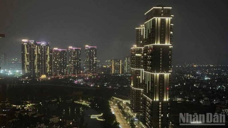 Khu đô thị phía đông thành phố Hà Nội. (Ảnh: PV)