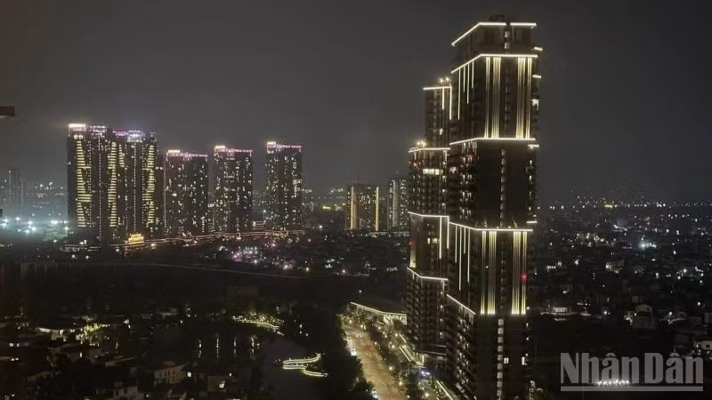 Khu đô thị phía đông thành phố Hà Nội. (Ảnh: PV)