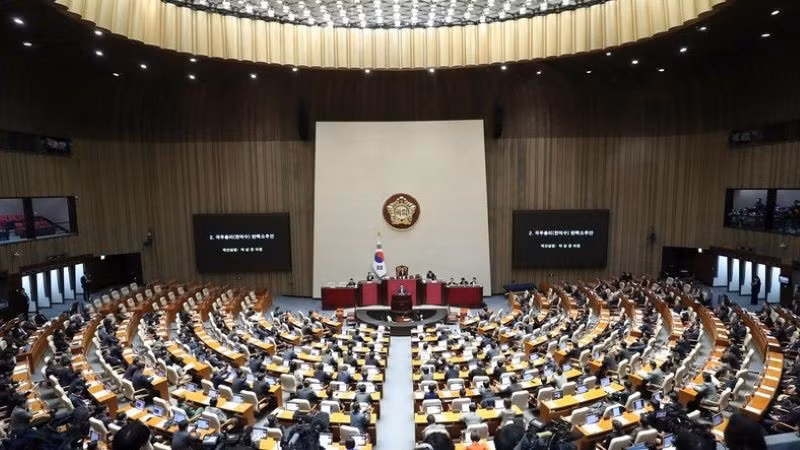 Chủ tịch mới của đảng DP khẳng định sẽ thực hiện các lời hứa tranh cử của mình và hoàn thành cải cách về công tố, truyền thông và tư pháp trước kỳ nghỉ lễ Chuseok vào đầu tháng 10. (Ảnh: THX/TTXVN)