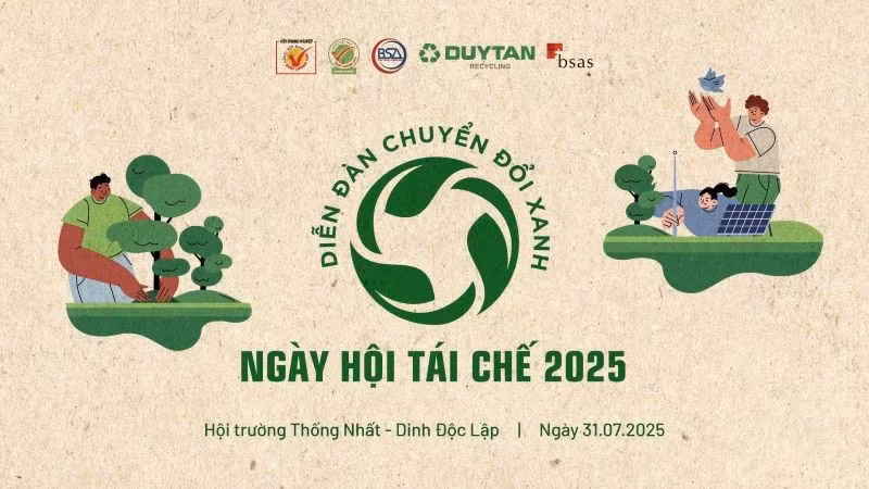 Ngày hội tái chế 2025 sẽ diễn ra vào ngày 31/7 tới đây. (Nguồn: BTC)