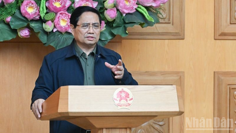 Thủ tướng Chính phủ Phạm Minh Chính. (Ảnh: TRẦN HẢI)