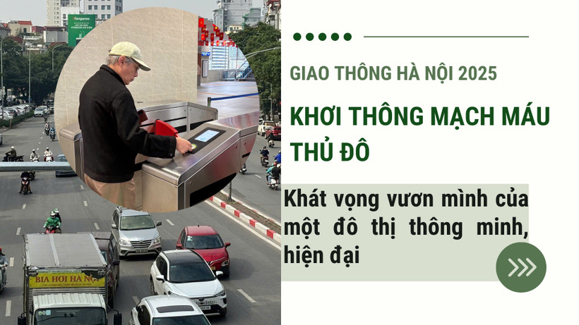 Nhìn lại giao thông Hà Nội năm 2025. (Ảnh: THÙY LINH)