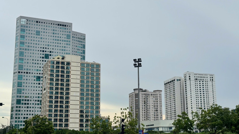 Giá chung cư Hà Nội đang tăng nhanh. (Ảnh: HNV)