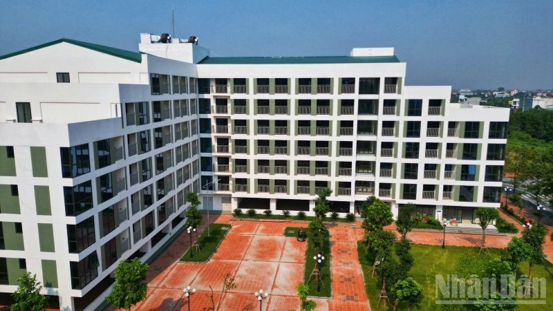 Nhà ở xã hội là một chính sách góp phần vào bảo đảm an sinh xã hội. (Ảnh: HNV)