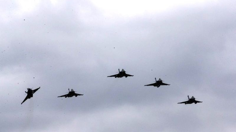 Máy bay chiến đấu Rafale do Pháp sản xuất. (Ảnh: Tân hoa xã)