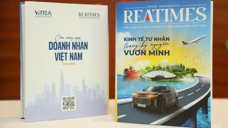 Ấn phẩm "Kinh tế tư nhân trong kỷ nguyên vươn mình". (Ảnh: PV)