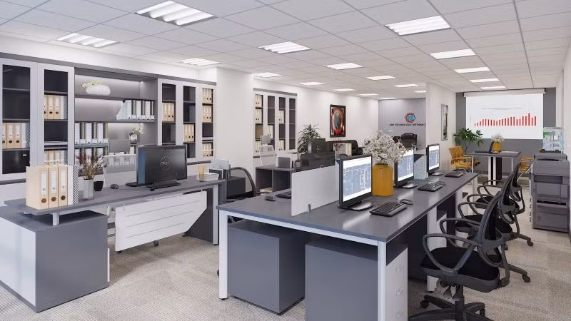 Nội thất văn phòng của Việt Nam có chi phí cạnh tranh và đáp ứng yêu cầu chất lượng. (Ảnh: PV)