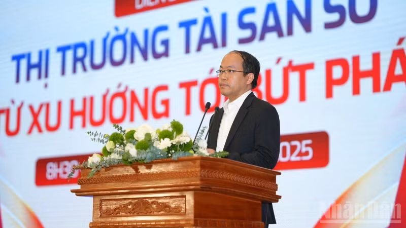 Ông Vũ Quốc Huy, Giám đốc Trung tâm Đổi mới Sáng tạo Quốc gia. (Ảnh: HNV)