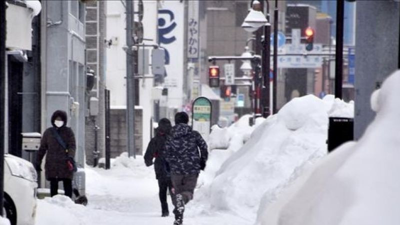 Tuyểt rơi dày ở Nhật bản. (Ảnh tư liệu: Kyodo/TTXVN)