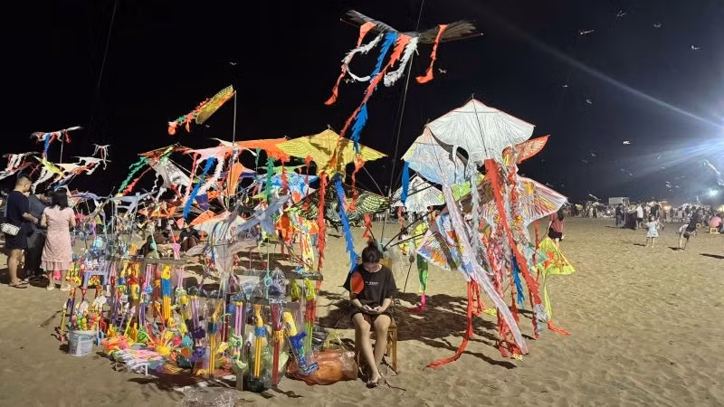 Du lịch biển Sầm Sơn, Thanh Hóa. (Ảnh: HNV)