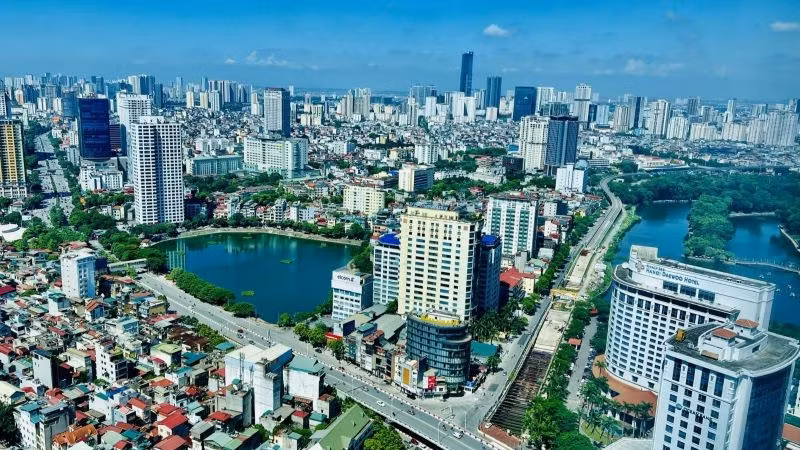 Chiến lược bảo tồn, phát huy không gian xanh- mặt nước đóng vai trò trung tâm trong việc tái cấu trúc các khu chức năng đô thị. (Ảnh: PV)