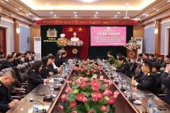 Quang cảnh Lễ bế giảng.