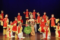 Các tiết mục múa rối thể hiện được sự hòa quyện giữa nghệ thuật truyền thống và âm nhạc dân gian Việt Nam. (Ảnh: NHÀ HÁT MÚA RỐI THĂNG LONG)