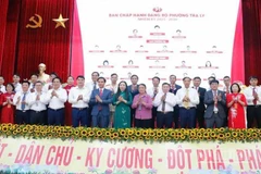 Ra mắt Ban chấp hành Đảng bộ phường Trà Lý nhiệm kỳ 2025-2030.