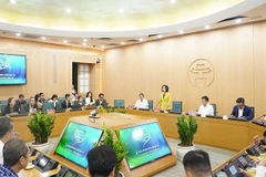 Quang cảnh Hội nghị gặp mặt một số tổ chức, doanh nghiệp trên địa bàn thành phố ủng hộ Quỹ “Vì người nghèo” và an sinh xã hội thành phố Hà Nội năm 2025.