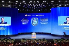 Bộ trưởng Công an, Đại tướng Lương Tam Quang phát biểu tại phiên bế mạc Lễ mở ký và Hội nghị cấp cao Công ước của Liên Hợp Quốc về chống tội phạm mạng 2025 (Công ước Hà Nội).