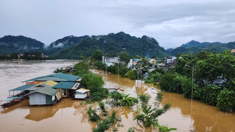 (Ảnh: Trung tâm Dự báo khí tượng thủy văn quốc gia)