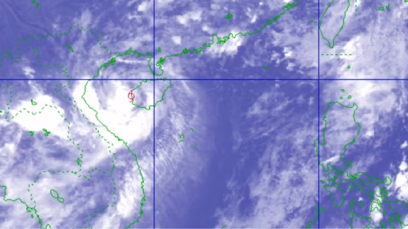 (Ảnh: Trung tâm Dự báo khí tượng thủy văn quốc gia)