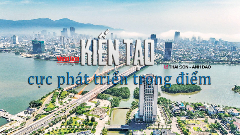 Thành phố Đà Nẵng nhìn từ trên cao. (Ảnh: PHAN HẢI TÙNG LÂM)