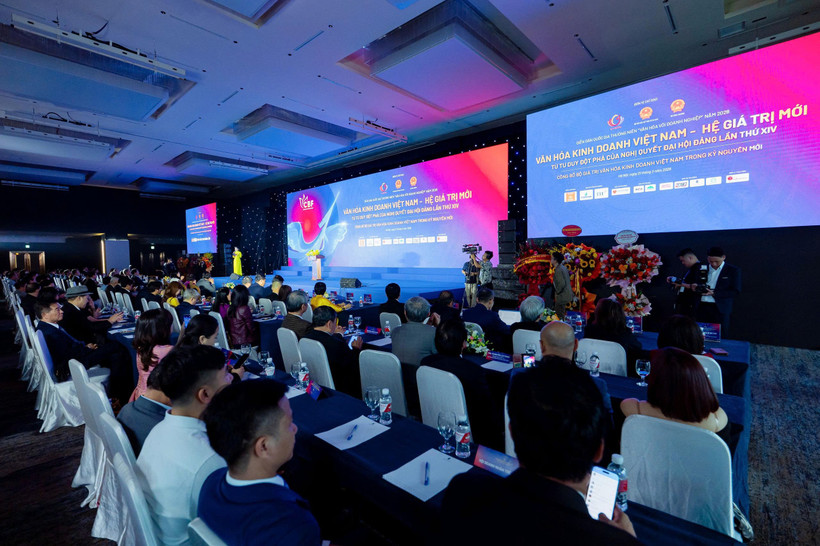 Toàn cảnh Diễn đàn quốc gia thường niên "Văn hóa với doanh nghiệp" năm 2026. (Ảnh: VNABC)