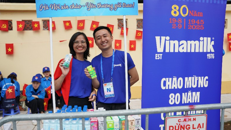 Gần 1 triệu sản phẩm Vinamilk tiếp sức cho đại lễ kỷ niệm 80 năm Quốc khánh 2/9