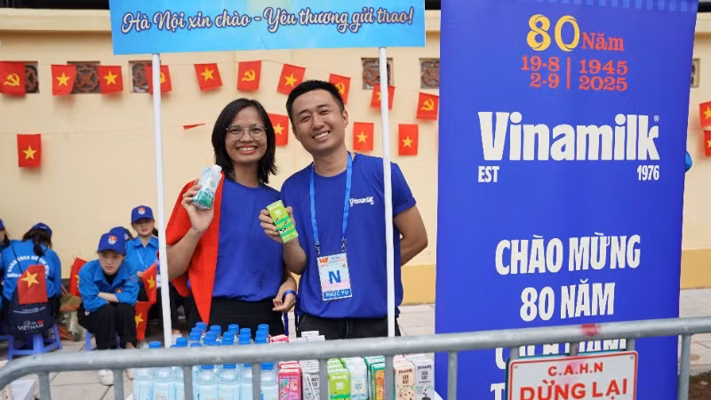 Gần 1 triệu sản phẩm Vinamilk tiếp sức cho đại lễ kỷ niệm 80 năm Quốc khánh 2/9