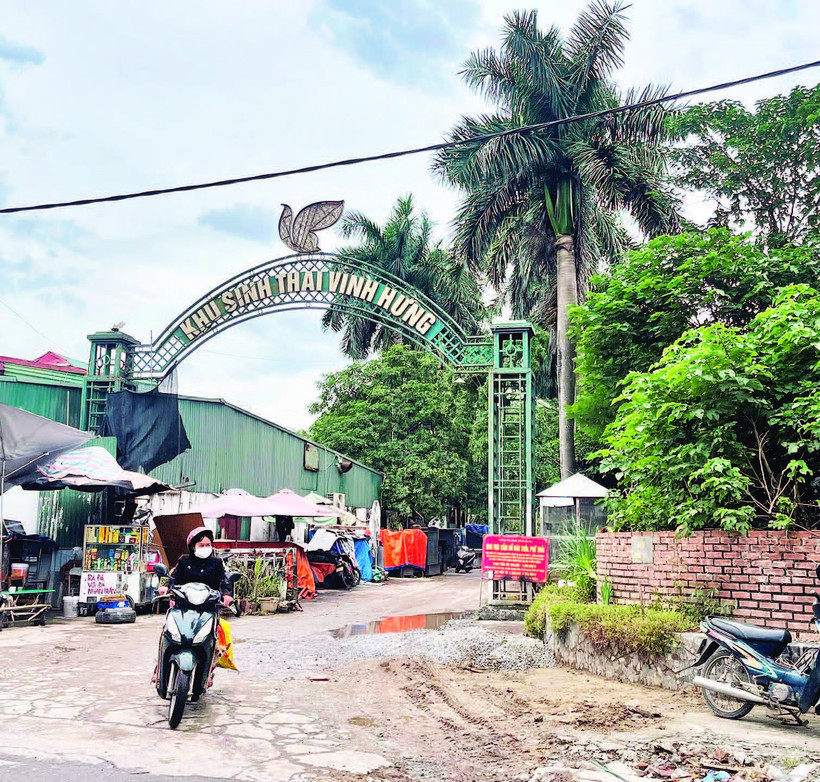 Khu sinh thái Vĩnh Hưng bỏ hoang nhiều năm.