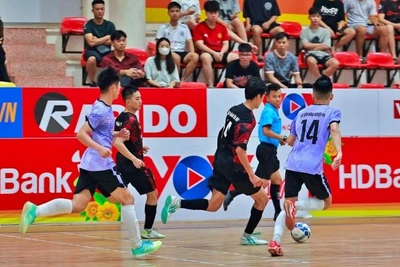 Giải Futsal HDBank Sinh viên là sân chơi thể thao thú vị của sinh viên. (Ảnh: Ban tổ chức cung cấp)