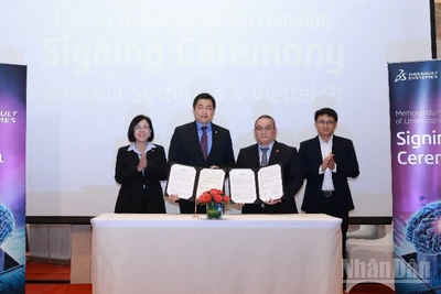 Tập đoàn Dassault Systèmes và Tập đoàn Viettel ký Biên bản ghi nhớ hợp tác chiến lược trong lĩnh vực trí tuệ nhân tạo (AI), học máy (ML), thiết kế số và mô phỏng số.