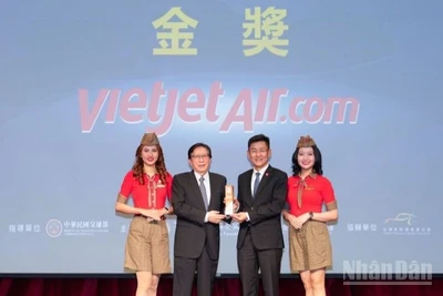 Vietjet nhận giải Vàng về phát triển bền vững giao thông vận tải chuẩn ESG tại Đài Loan (Trung Quốc).