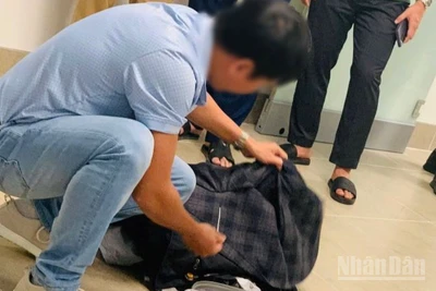 Kiểm tra trực quan hành lý của hành khách N.C.H.