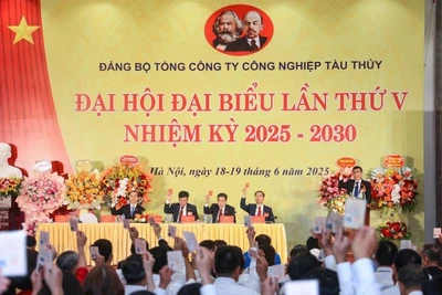 Đại hội đại biểu Đảng bộ Tổng Công ty Công nghiệp tàu thủy (SBIC) lần thứ V, nhiệm kỳ 2025-2030.