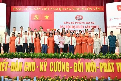 Đại hội đã ra mắt Ban Chấp hành Đảng bộ phường Bàn Cờ, nhiệm kỳ 2025-2030.
