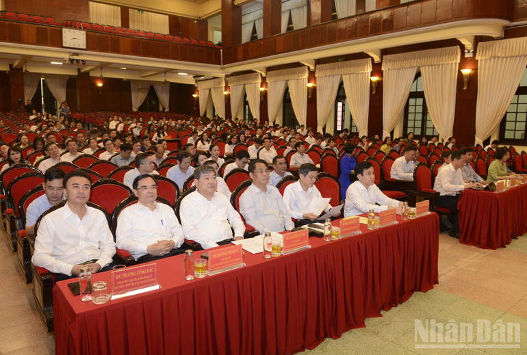 Các đại biểu tham dự lớp bồi dưỡng. ndo_br_dai-bieu.jpg