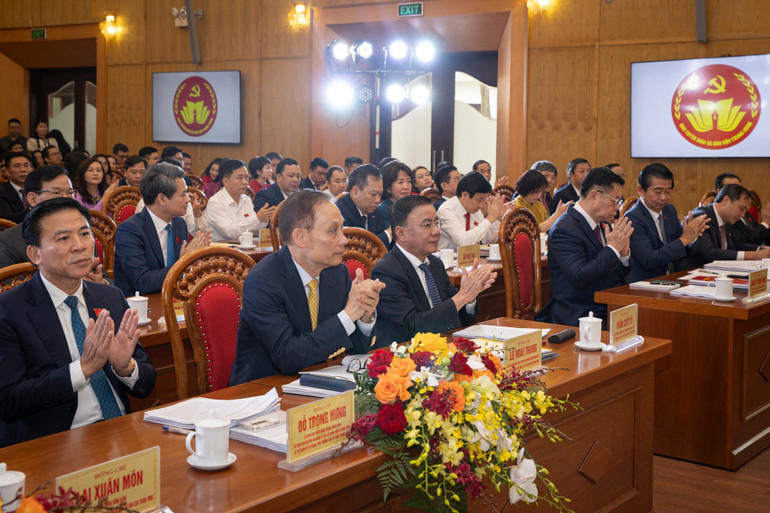 Các đại biểu tham dự Đại hội. (Ảnh: SƠN TÙNG) stnd9742.jpg