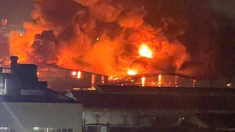 Hiện trường vụ cháy.