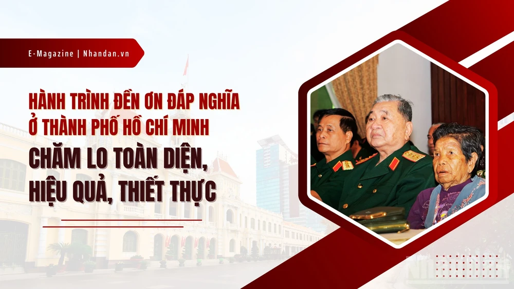 Hành trình đền ơn đáp nghĩa ở Thành phố Hồ Chí Minh: Chăm lo toàn diện, hiệu quả, thiết thực