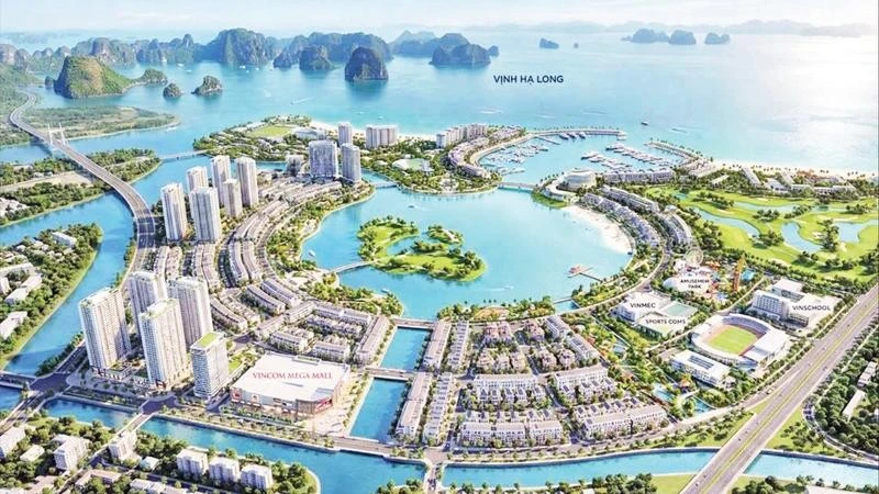 Phối cảnh dự án Khu đô thị phức hợp Hạ Long Xanh.