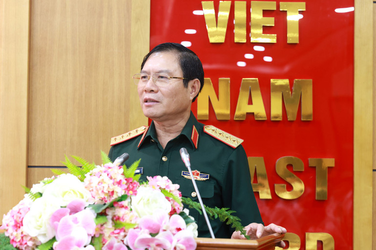 Đại tướng Nguyễn Tân Cương phát biểu kết luận Hội nghị. 7-1.jpg