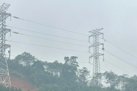 Đường dây 220kV Nghĩa Lộ-Việt Trì đã được đóng điện thành công.