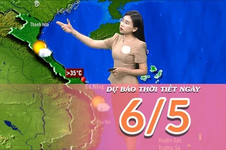 [Video] Dự báo thời tiết ngày 6/6/2025: Nắng ráo trở lại tại Trung Bộ 