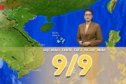 [Video] Dự báo thời tiết đêm nay và ngày mai 9/9/2025: Bão số 7 suy yếu