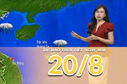 [Video] Dự báo thời tiết đêm nay và ngày mai 20/8/2025: Mưa ở Bắc Bộ và Trung Bộ