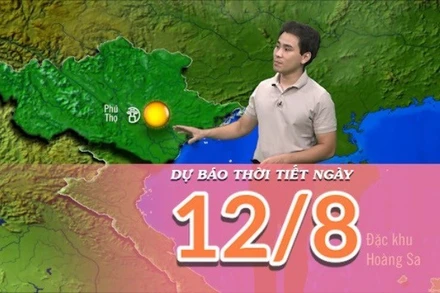 [Video] Dự báo thời tiết ngày 12/8/2025: Trung Bộ tiếp tục có nắng nóng