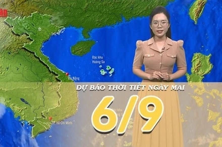 [Video] Dự báo thời tiết đêm nay và ngày mai 6/9/2025: Trung Bộ mưa dông về chiều tối