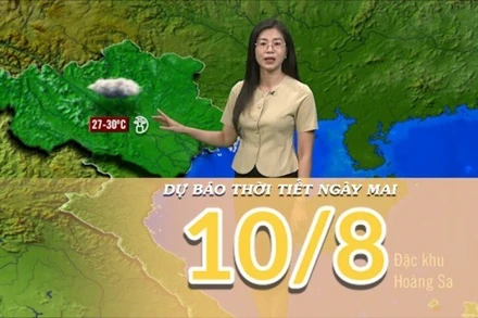 [Video] Dự báo thời tiết đêm nay và ngày mai 10/8/2025: Bắc Bộ không mưa, trời oi nóng
