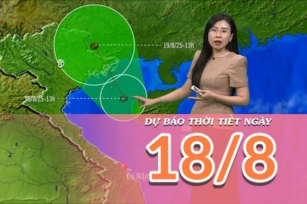 [Video] Dự báo thời tiết ngày 18/8/2025: Áp thấp nhiệt đới gây mưa cho đất liền